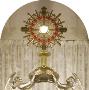 Photo de l'ostensoir de la Basilique du Sacré-Cœur