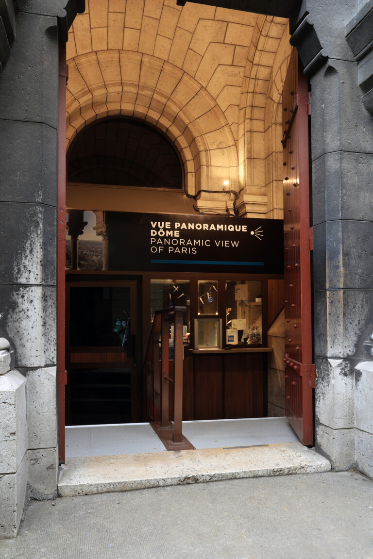 Entrée de la visite du dôme (vue panoramique)