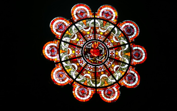 Vitrail du Sacré-Coeur